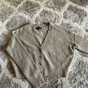 Love tree cropped cardigan